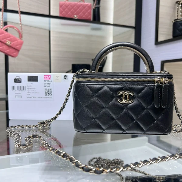 22A new rectangular box sheepskin series, portable diagonal bag, AP2846Y9700